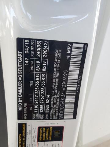 WDC0G4KB4JV099695 - 2018 MERCEDES-BENZ GLC 300 4MATIC WHITE photo 13