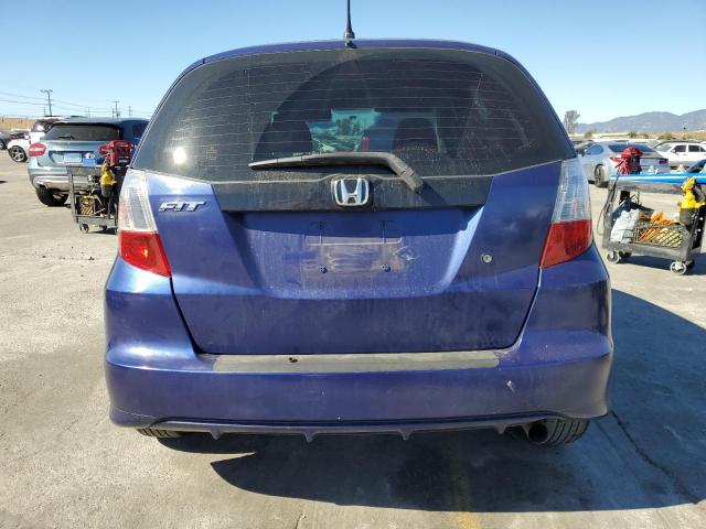 JHMGE882X9S031521 - 2009 HONDA FIT BLUE photo 6