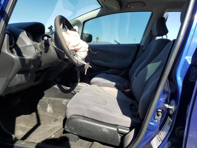 JHMGE882X9S031521 - 2009 HONDA FIT BLUE photo 7