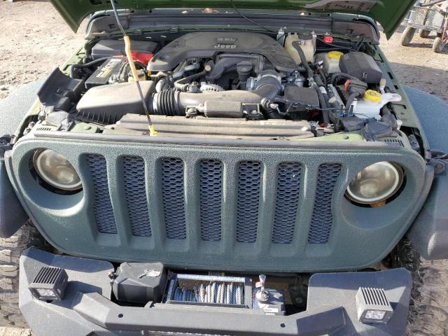 1C4HJXDG8JW165261 - 2018 JEEP WRANGLER SPORT 绿色 照片 11