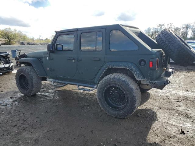 1C4HJXDG8JW165261 - 2018 JEEP WRANGLER SPORT 绿色 照片 2