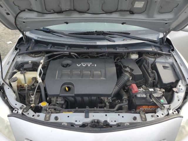 2T1BU4EE7AC414795 - 2010 TOYOTA COROLLA BASE SILVER photo 11