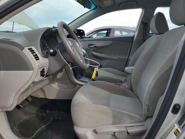 2T1BU4EE7AC414795 - 2010 TOYOTA COROLLA BASE SILVER photo 7