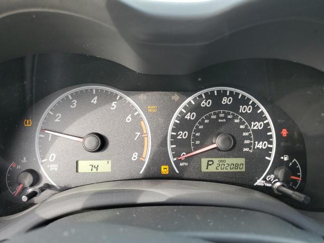 2T1BU4EE7AC414795 - 2010 TOYOTA COROLLA BASE SILVER photo 9