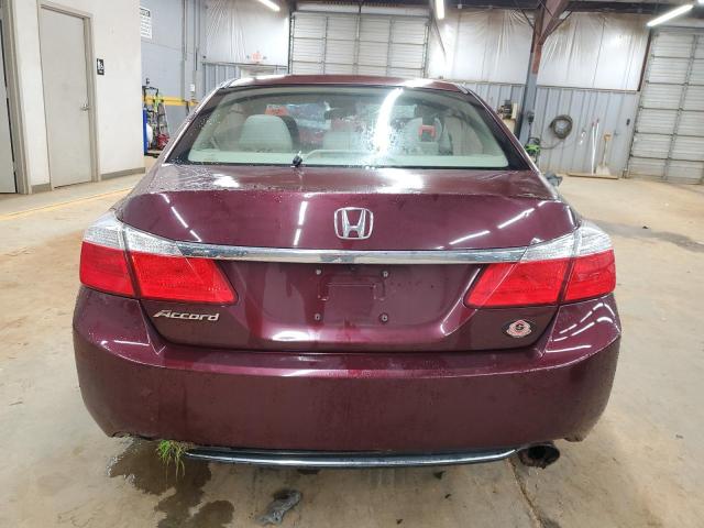 1HGCR2F72DA135873 - 2013 HONDA ACCORD EX BURGUNDY photo 6