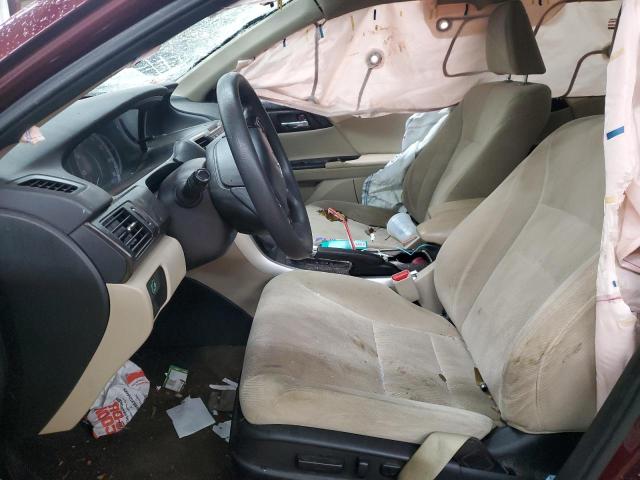 1HGCR2F72DA135873 - 2013 HONDA ACCORD EX BURGUNDY photo 7