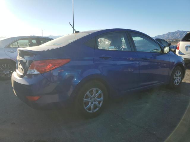 KMHCT4AEXCU220907 - 2012 HYUNDAI ACCENT GLS ლურჯი ფოტო 3