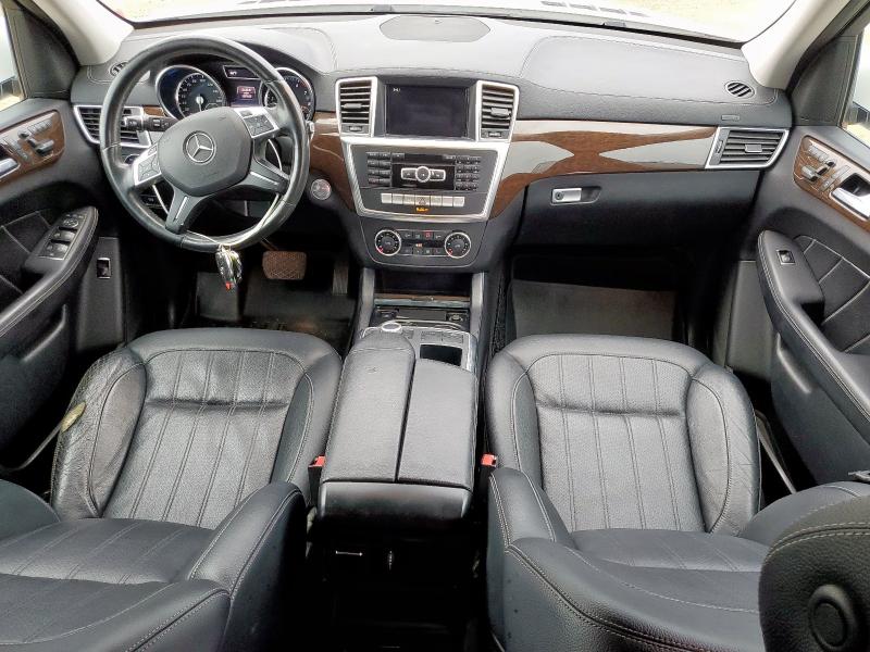 4JGDF6EE1FA557912 - 2015 MERCEDES-BENZ GL 450 4MATIC WHITE photo 8