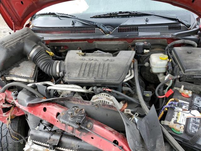 1D7HW38P69S810633 - 2009 DODGE DAKOTA SXT წითელი ფოტო 11