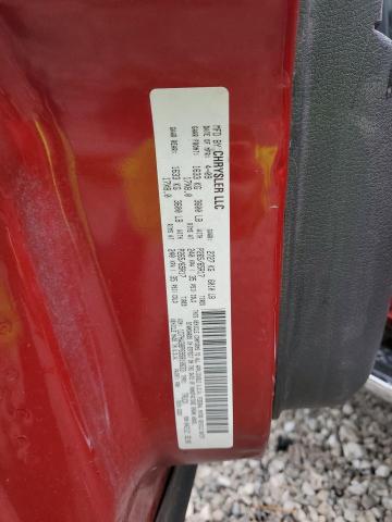 1D7HW38P69S810633 - 2009 DODGE DAKOTA SXT წითელი ფოტო 13
