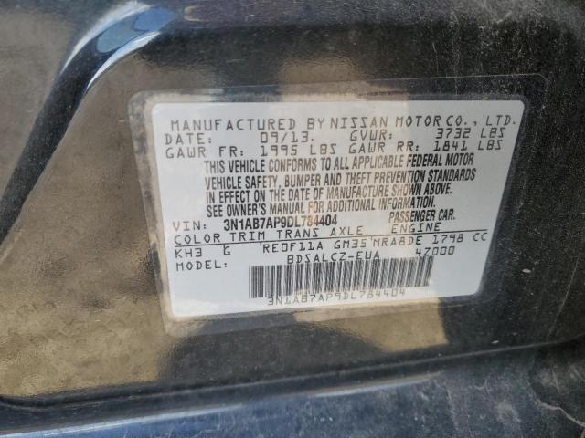 3N1AB7AP9DL784404 - 2013 NISSAN SENTRA S Qara foto 12