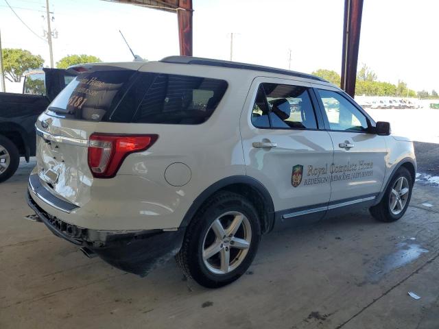 1FM5K7D85JGB63398 - 2018 FORD EXPLORER XLT Ақ фото 3
