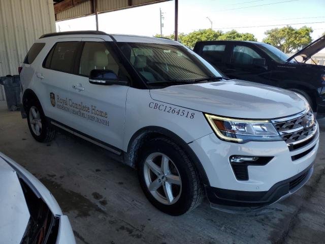 1FM5K7D85JGB63398 - 2018 FORD EXPLORER XLT Ақ фото 4