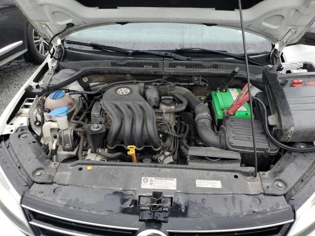3VW2K7AJ5FM315155 - 2015 VOLKSWAGEN JETTA BASE WHITE photo 11