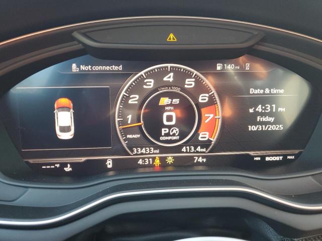 WAUB4CF55JA019007 - 2018 AUDI S5 PREMIUM PLUS Biały zdjęcie 9