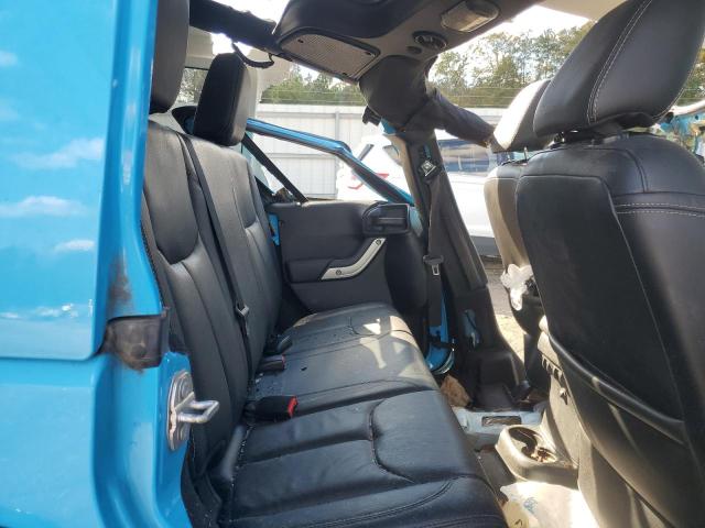1C4BJWEG7HL682111 - 2017 JEEP WRANGLER U SAHARA BLUE photo 10