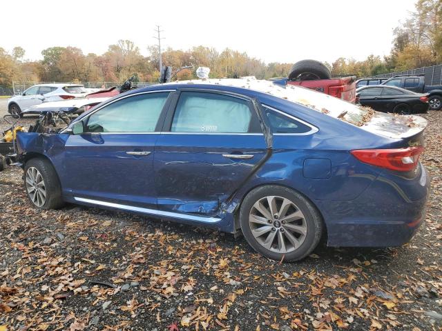 5NPE34AF9HH585800 - 2017 HYUNDAI SONATA SPORT BLUE photo 2