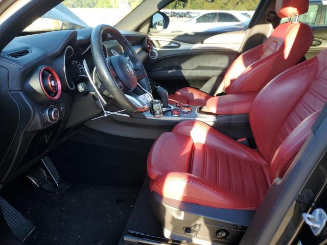 ZASPAKBN1N7D28582 - 2022 ALFA ROMEO STELVIO TI 黑色 照片 7