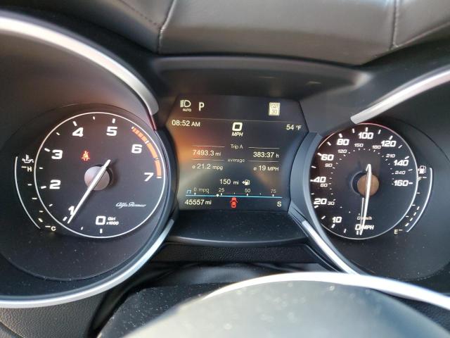 ZASPAKBN1N7D28582 - 2022 ALFA ROMEO STELVIO TI 黑色 照片 9