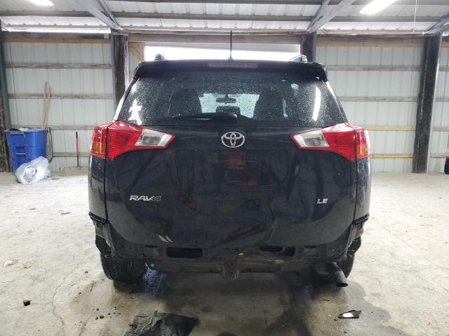 2T3ZFREV8EW123692 - 2014 TOYOTA RAV4 LE BLACK photo 6