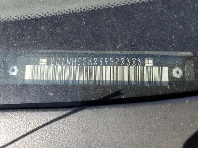 2G1WH52K859328383 - 2005 CHEVROLET IMPALA LS Grau Foto 12