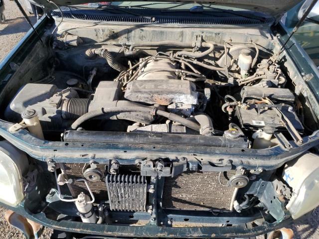 5TBRT3413YS078938 - 2000 TOYOTA TUNDRA ACCESS CAB Zielony zdjęcie 11