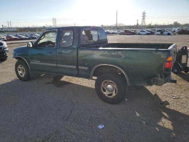 5TBRT3413YS078938 - 2000 TOYOTA TUNDRA ACCESS CAB Zielony zdjęcie 2
