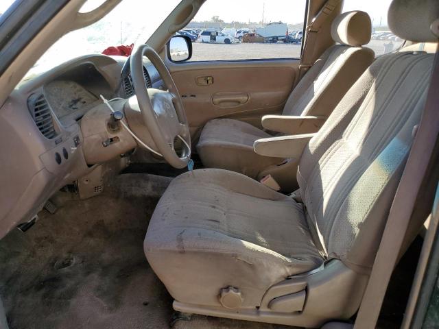 5TBRT3413YS078938 - 2000 TOYOTA TUNDRA ACCESS CAB Zielony zdjęcie 7