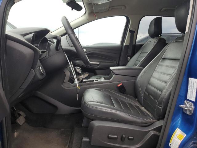 1FMCU9HD7JUC43453 - 2018 FORD ESCAPE SEL BLUE photo 7