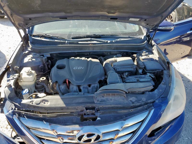 5NPEC4AC2BH106016 - 2011 HYUNDAI SONATA SE BLUE photo 11