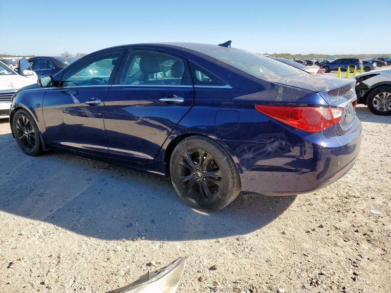 5NPEC4AC2BH106016 - 2011 HYUNDAI SONATA SE BLUE photo 2