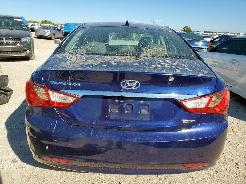 5NPEC4AC2BH106016 - 2011 HYUNDAI SONATA SE BLUE photo 6