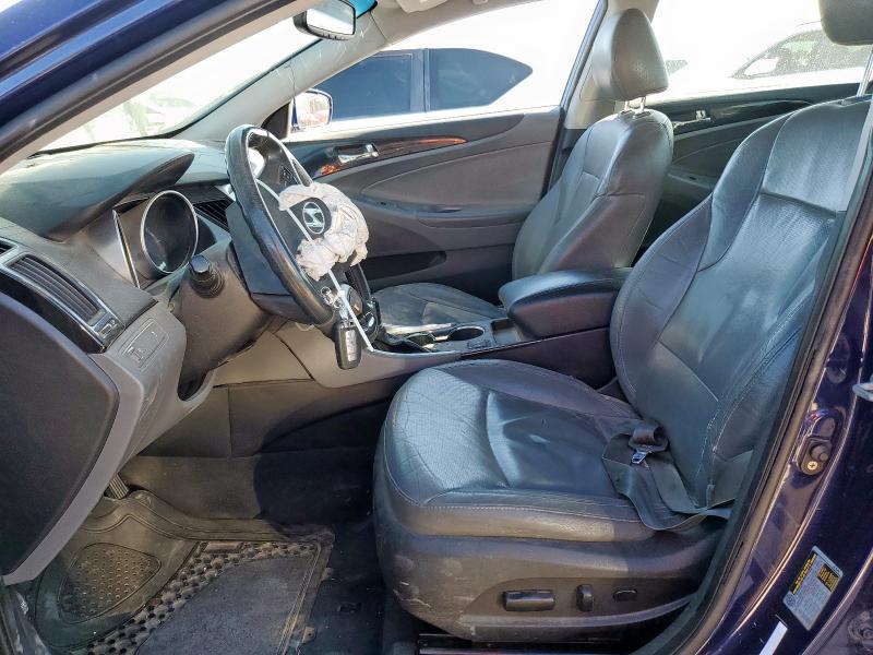 5NPEC4AC2BH106016 - 2011 HYUNDAI SONATA SE BLUE photo 7