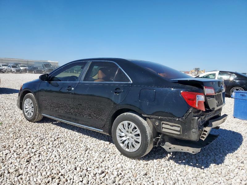 4T4BF1FK8CR168229 - 2012 TOYOTA CAMRY BASE BLACK photo 2