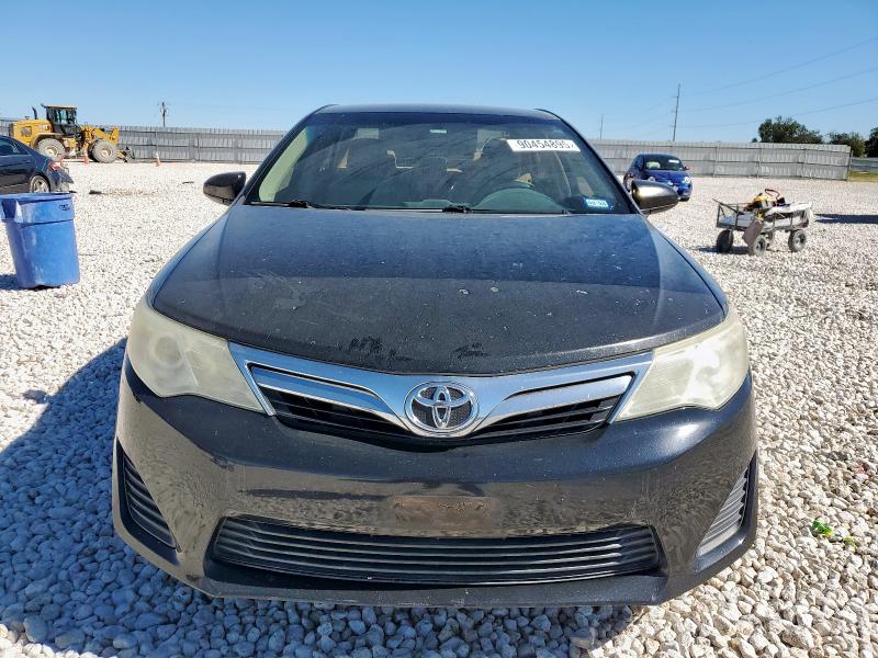 4T4BF1FK8CR168229 - 2012 TOYOTA CAMRY BASE BLACK photo 5