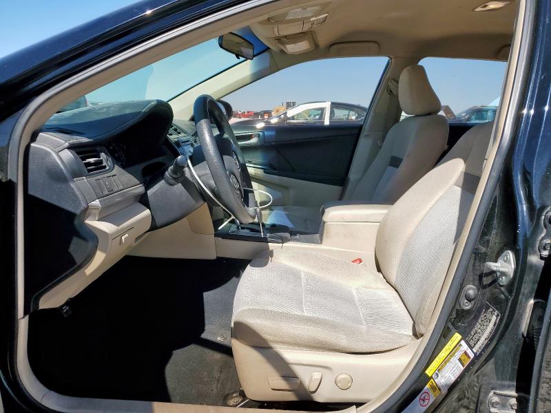 4T4BF1FK8CR168229 - 2012 TOYOTA CAMRY BASE BLACK photo 7