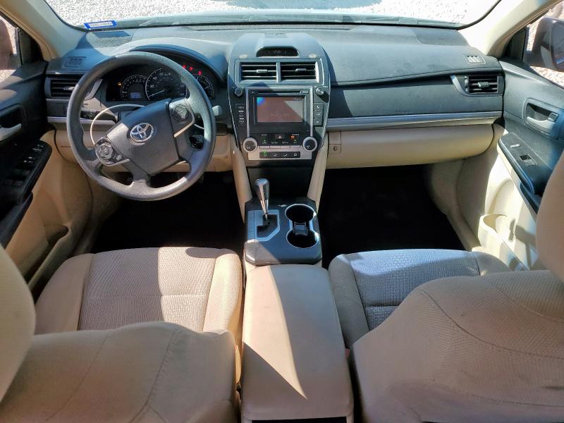 4T4BF1FK8CR168229 - 2012 TOYOTA CAMRY BASE BLACK photo 8