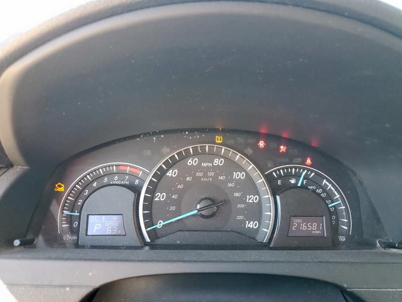 4T4BF1FK8CR168229 - 2012 TOYOTA CAMRY BASE BLACK photo 9