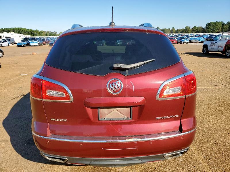 5GAKRBKD0GJ101359 - 2016 BUICK ENCLAVE MAROON photo 6