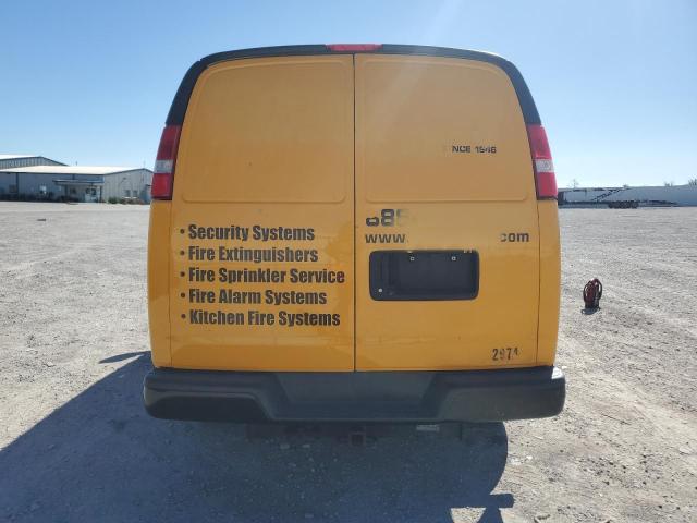 1GCWGAFP6K1262974 - 2019 CHEVROLET EXPRESS YELLOW photo 6