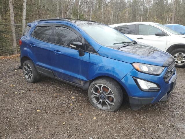 MAJ6S3JL0KC287586 - 2019 FORD ECOSPORT SES Көк фото 4