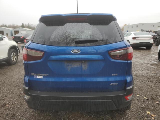 MAJ6S3JL0KC287586 - 2019 FORD ECOSPORT SES Көк фото 6