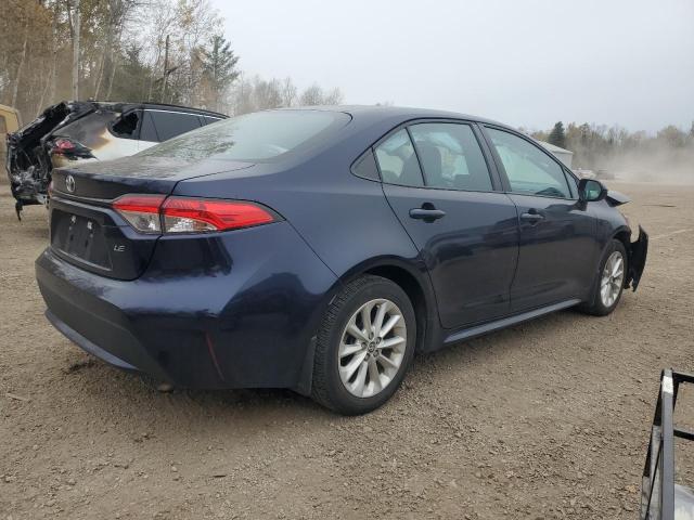 5YFBPMBE7MP175054 - 2021 TOYOTA COROLLA LE BLUE photo 3