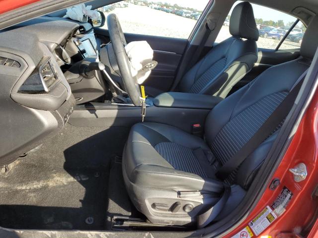 4T1B11HK4KU195707 - 2019 TOYOTA CAMRY L RED photo 7