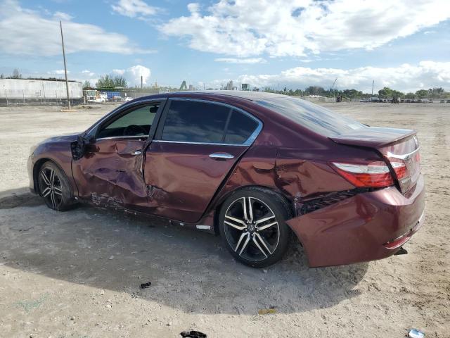 1HGCR2F53GA083379 - 2016 HONDA ACCORD SPORT 勃艮第红 照片 2