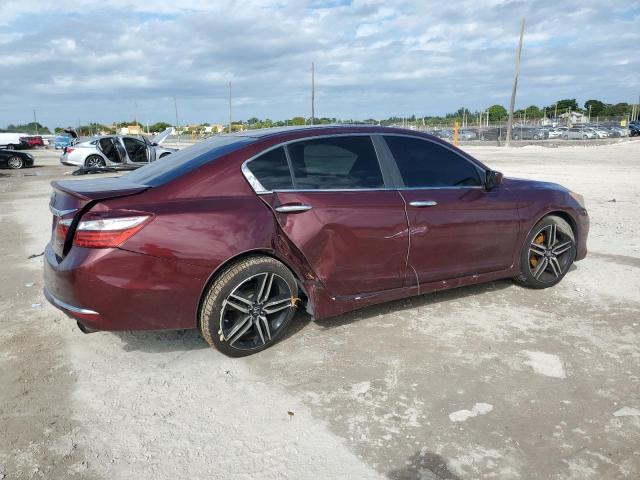 1HGCR2F53GA083379 - 2016 HONDA ACCORD SPORT 勃艮第红 照片 3