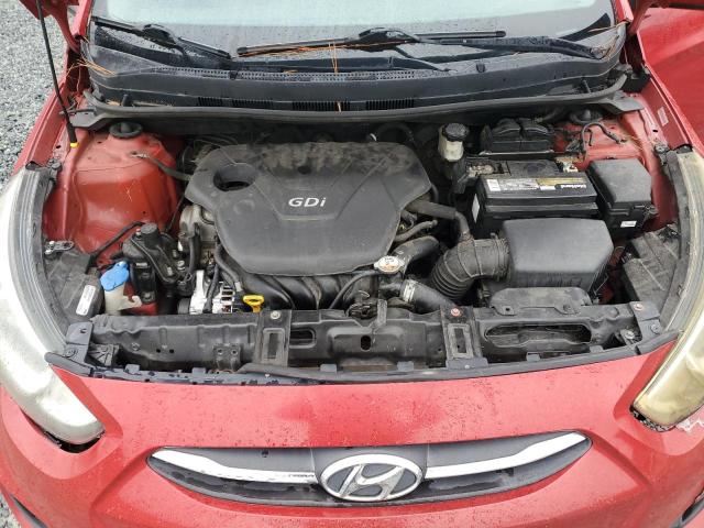 KMHCT4AE5FU806791 - 2015 HYUNDAI ACCENT GLS RED photo 11