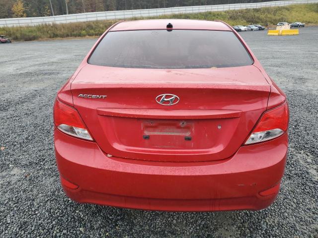 KMHCT4AE5FU806791 - 2015 HYUNDAI ACCENT GLS RED photo 6
