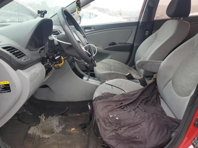 KMHCT4AE5FU806791 - 2015 HYUNDAI ACCENT GLS RED photo 7