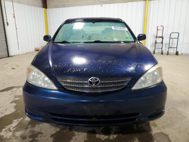 4T1BF32K64U062407 - 2004 TOYOTA CAMRY LE BLUE photo 5